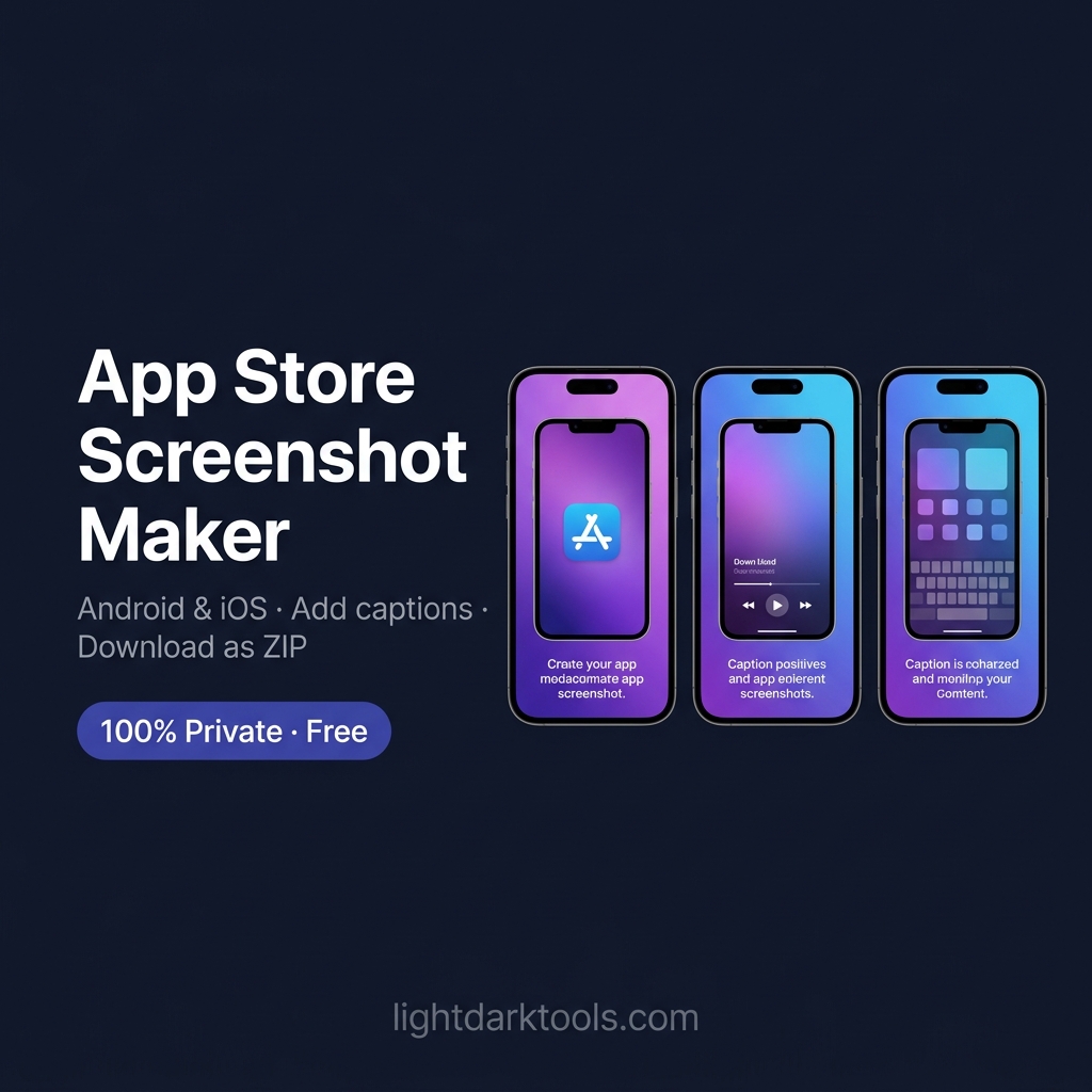 Private App Store & Play Store Screenshot Maker — No Uploads, 100% ...